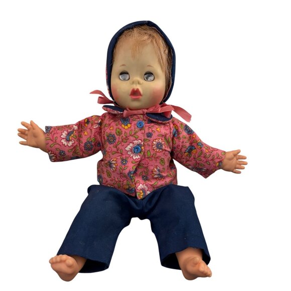 VTG Mattel 1965 Baby Pattaburp Halloween Creepy Eyes Makes Croaking Noise - Picture 1 of 5